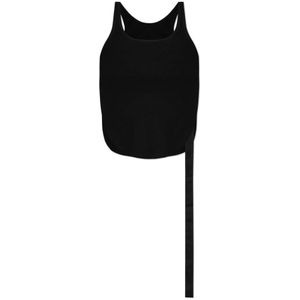 Rick Owens, Tops, Dames, Zwart, M, Katoen, Top Basic