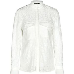 Marc Aurel, Elegante Kant Blouse Set Wit, Dames, Maat:M