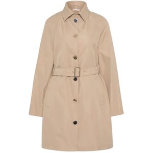 Liu Jo, Mantels, Dames, Beige, L, Stijlvolle Winterjas voor Vrouwen