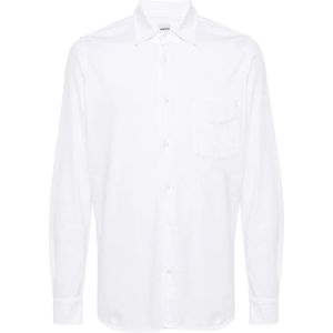 Aspesi, Blouses Shirts Wit, Heren, Maat:2XL