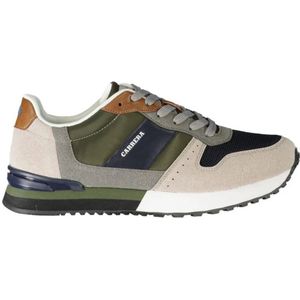 Carrera, Schoenen, Heren, Veelkleurig, 45 EU, Polyester, Groene Sneaker voor Mannen