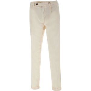 Myths, Broeken, Heren, Wit, 3Xl, Katoen, Witte Casual Broek voor Mannen