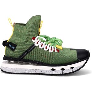 Barracuda, Schoenen, Dames, Groen, 37 EU, Groene Modieuze Sneakers