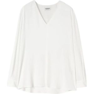 Dondup, Blouses & Shirts, Dames, Wit, M, Elegante Damesblouse - Stijlvolle Toevoeging aan je Garderobe