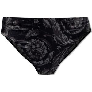 Versace, Ondergoed, Dames, Zwart, S, Barocco slip