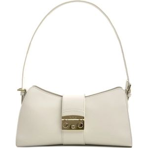 Furla, Tassen, Dames, Wit, ONE Size, Metropolis Dames Tas