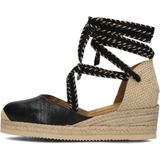 Unisa, Schoenen, Dames, Zwart, 37 EU, Suède, Zwarte Chaplin Espadrilles