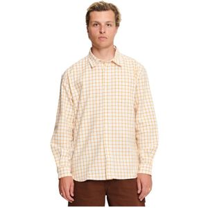 Palmes, Geel/Oranje Geruite Shirt Geel, Heren, Maat:XL