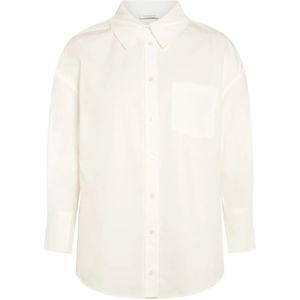Anine Bing, Blouses & Shirts, Dames, Wit, XS, Katoen, Witte Katoenen Poplin Mika Shirt