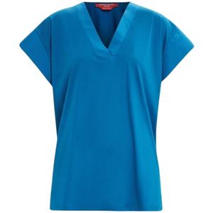 Marina Rinaldi, Tops, Dames, Blauw, M, Stijlvolle Gerico Jurk