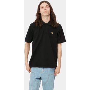 Carhartt Wip, Tops, Dames, Zwart, S, Poloshirt