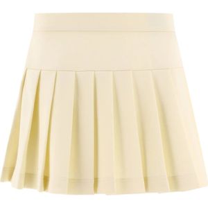 Palm Angels, Short Skirts Beige, Dames, Maat:S