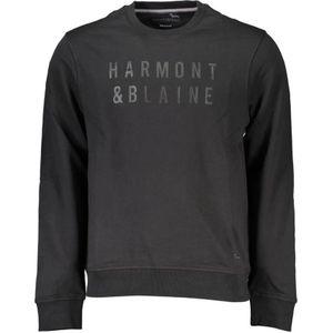 Harmont & Blaine, Sweatshirts & Hoodies, Heren, Zwart, M, Katoen, Sweatshirts
