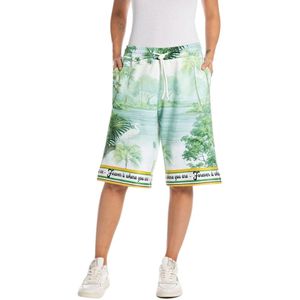 Replay, Korte broeken, Dames, Veelkleurig, 2Xs, Casual Sweat Shorts voor Mannen