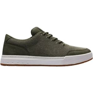 Timberland, Donkergroene Oxford Sneakers BN 1044 Groen, Heren, Maat:43 EU