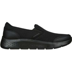 Skechers, Schoenen, Heren, Zwart, 42 EU, Leer, Memory Foam Herenschoenen