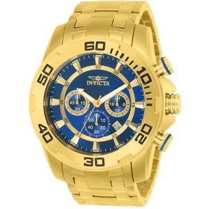 Invicta Watches, Pro Diver - Scuba 22321 Quartz Herenhorloge - 50mm Geel, Heren, Maat:ONE Size