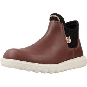 Hey Dude, Schoenen, Dames, Bruin, 37 EU, Stijlvolle Chelsea Boots voor Vrouwen