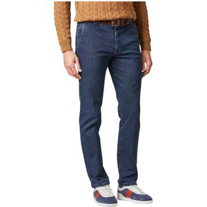 Meyer, Meyer Bonn pantalon jeans Blauw, Heren, Maat:W27