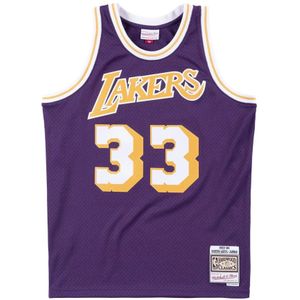 Mitchell & Ness, Tops, Heren, Paars, S, Polyester, 1983-84 Lakers Swingman Jersey