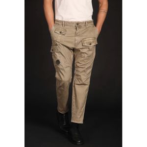 Mason's, Broeken, Heren, Beige, S, Katoen, Cargo broek George Coolpocket Limited Edition