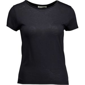 Drykorn, Tops, Dames, Zwart, S, Zwart Koale T-Shirt voor Dames