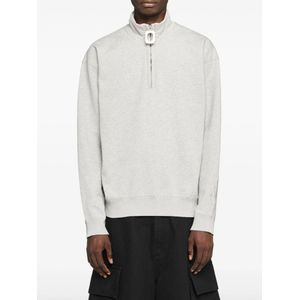 JW Anderson, Sweatshirts & Hoodies, Heren, Grijs, M, Stijlvolle Sweaters Collectie