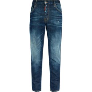 Dsquared2, Jeans, Heren, Blauw, XS, Denim, Jeans Skater