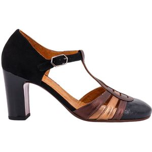 Chie Mihara, Schoenen, Dames, Zwart, 37 EU, Leer, Wilde Leren Sandalen