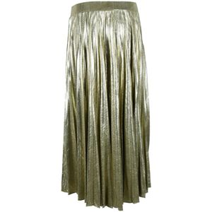 Marella, Rokken, Dames, Groen, L, Polyester, Elegante Stretchy Gonna Rok