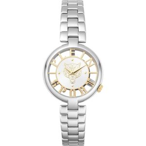 Philipp Plein, Accessoires, Dames, Grijs, ONE Size, Tiger Luxe Zilver Horloge