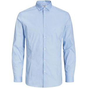 Jack & Jones, Overhemden, Heren, Blauw, XS, Cashmere Blauwe Overhemd | Freewear