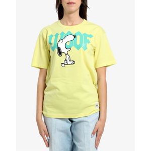 Philosophy di Lorenzo Serafini, Tops, Dames, Geel, S, Katoen, Snoopy Print Oversized T-shirt