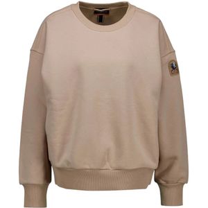 Parajumpers, Sweatshirts & Hoodies, Dames, Beige, M, Beige Trui voor Dames