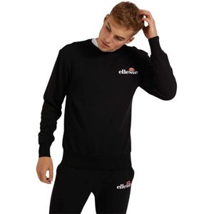 Ellesse, Sweatshirts & Hoodies, Heren, Zwart, S, Katoen, Sportieve Heren Sweater