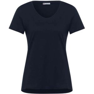 Street One, Tops, Dames, Blauw, S, T-shirt A316184