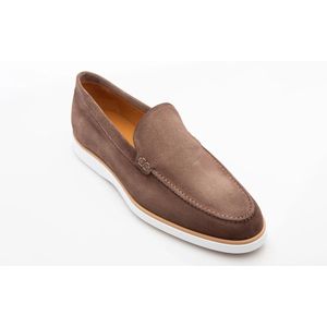 Magnanni, Schoenen, Heren, Bruin, 42 EU, Suède, Taupe Suède Instapper Heren Schoenen