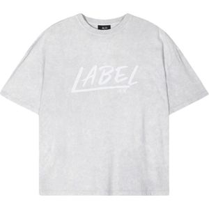 Alix The Label, Tops, Dames, Grijs, M, Vintage Gebreide Dames T-shirt