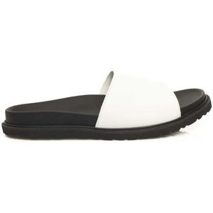 Cerruti 1881, Schoenen, Heren, Wit, 41 EU, Leer, Heren Leren Zomer Slippers