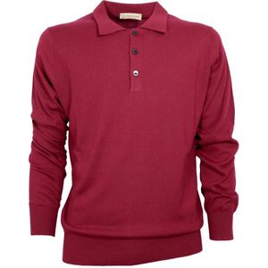 Cashmere Company, Tops, Heren, Rood, 3Xl, Wol, Polo Shirts