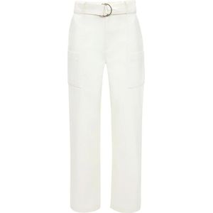 JW Anderson, Wide Leg Cargo Broek Beige, Dames, Maat:XS