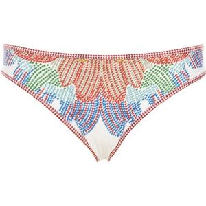 La DoubleJ, Grenadilla Fruit en Bloemen Bikini Broekje Veelkleurig, Dames, Maat:M