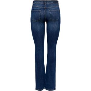 Only, Jeans, Dames, Blauw, M L30, Katoen, Flared Jeans