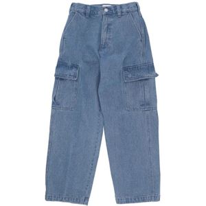 Obey, Jeans, Heren, Blauw, W33, Denim, Denim Cargo Pant Light Indigo Streetwear