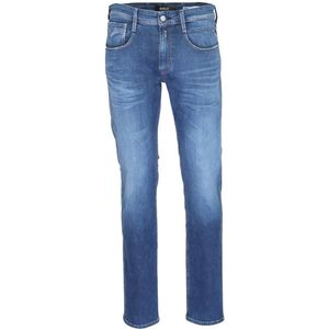 Replay, Slim-fit Jeans Blauw, Heren, Maat:W30 L32