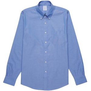 Brooks Brothers, Overhemden, Heren, Blauw, M, Shirts
