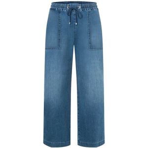 Mac, Cropped Jeans Blauw, Dames, Maat:XS