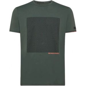 Rrd, Tops, Heren, Groen, XL, Camouflage T-shirt