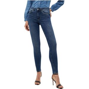 Liu Jo, Jeans, Dames, Blauw, W24, Katoen, Jeans 5 ZAK