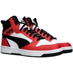 Puma, Schoenen, Heren, Veelkleurig, 39 EU, Rode High-Top Sneaker